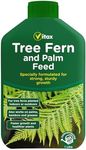 Vitax Tree Fern And Palm Feed, For Tree Ferns, Ferns, Palms And Grasses. The Perfect Balance Of Nutrients To Maximise Growth, Easy To Use, Concentrated - 1 Litre Makes 100L