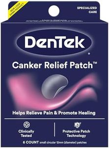 DenTek Canker Relief Sore Patch Relieves Canker Pain, 6 Count (Pack of 1)