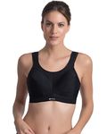 Champion Women's Shock Absorber SN109 Active D+ Classic Bra, BlackBlack (0DT)36DD UKBlack, Black (0DT), 36DD UK