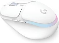 Logitech G G705 Wireless Gaming Mouse, Customisable LIGHTSYNC RGB Lighting, Lightspeed Wireless, Bluetooth Connectivity, Lightweight, PC/Mac/Laptop - White Mist