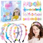 Girls Gifts Craft Kits for Kids Toys-Gifts for Girls Toys Age 5-12 Years Old Hair Accessories, Funny Christmas Gifts Ideas Arts Crafts Stocking Fillers Kids Unicorn Birthday Presents Advent Calendar