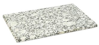 Home Basics Granite Cutting Board (8" x 12", White)