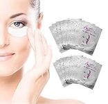 Eye Gel Pads - 100 Pairs of Eyelash Lash Extension Under Eye Gel Pads Lint Eye Patches with Smooth Front Side and Collagen Back Side