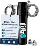 Filtr8 Under Sink Water Filter System, NSF/ANSI Certified Carbon Block Filtration for Kitchen Tap Water, Removes Lead, Chlorine, PFAS & Microplastics – Ideal for Drinking, Coffee & Cooking