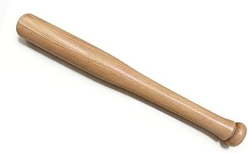 17.2-Inch Mini Wood Baseball Bat, Premium Hardwood One Hand Training Bat, Compact Personal Home Utility Tool for Home and Car Emergency Truck Tire Thumper, Handheld Practice Bat for Beginner & Adults