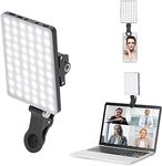 Newmowa 60 LED Video Light, 3200-5600K 3 Lighting Modes and Brightness 10 Levels Dimmable CRI95+ Portable Light for Phone, iPhone, Android, iPad, Laptop