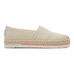 TOMS Women's Alpargata Platform Rope, Natural Heavy Twill, 6 UK