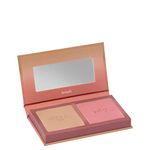 Benefit LIMITED EDITION Mini matte bronzer & Mini blush duo (Hoola Lite bronzer plus Willa blush), 4 g (Pack of 1)
