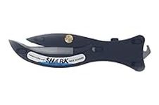 Shark Enclosed Blade Safety Box Cutter with Retractable Hook - (Black)