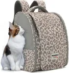 Montana West Cat Carrier Backpack for Small Medium Dog & Puppies with Blackout Curtains for Outdoor Adventures