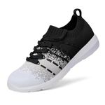 EvinTer Women's Running Shoes Lightweight Comfortable Mesh Sports Shoes Casual Walking Athletic Sneakers Black/White