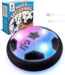 Let Loose Moose Hover Soccer Ball - Boys Birthday Gifts - Indoor Hoover Balls for Kids Age 6, 7, 8, 9, 10, 11, 12 Year Old - Light-Up Toy Game for Kid - 6-8, 8-12 - Rechargeable - 1pk