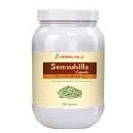 Herbal Hills Senna Capsules, (700 Capsules Pack) | Supports Natural Laxative & Bowel Cleanse | Senna Supplement For Constipation & Digestive Relief | With Cassia Angustifolia Leaf Pack of 2