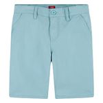 Levi'S Kids Lvb Straight Xx Chino Short Boy'S 16 Years Pastel Turquoise