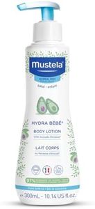 Mustela - Hydra Bébé Body Lotion – Long-Lasting Moisturiser for Baby and Children's Delicate Skin, Non-Greasy, Fast-Absorbing Baby Care formula with Avocado Perseose, Sunflower Oil and Beeswax - 300ml