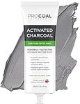 Charcoal Face Masks Skincare for Men and Women 70ml by Procoal - Clay Mask Targets Clogged Pores, Impurities, Toxins & Excess Oil, 100% Recyclable Packaging, Cruelty-Free - Made in UK