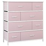 LLappuil 8 Drawer Dresser, Kids Dresser for Bedroom, Nursery, Closet, Hallway, Living Room,Fabric Storage Furniture