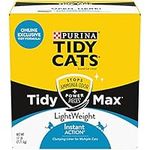 Purina Tidy Cats LightWeight Clumping Cat Litter, Tidy Max Instant Action Multi Cat Litter - 17 lb. Box