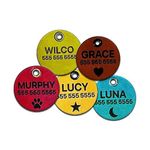 Wilco Supply Company - Custom Handcrafted Leather Pet Identification Tag for a Stylish, Durable and SILENT Alternative to Traditional Metal Dog Tags - Made in Canada