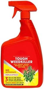 HOCHSTE® SBK Brushwood Killer, Tough Weedkiller for Brambles, Nettles, Woody Weeds & Tree Stumps, Kills the Root & Weed Not Grass, Prevents Regrowth, Glyphosate-Free Solution (1Ltr Weed killer Liquid)