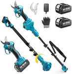 Seesii 2-in-1 Cordless Electric Pru