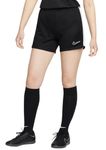 Nike Women's Shorts (DX0129-011_Black/Baltic Blue/White