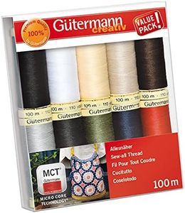 Gutermann Gut_734006-1 Thread Set, 100m, Popular