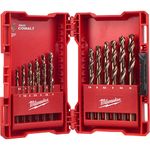 Milwaukee Kit CX Plastic de 19 Brocas HSS-G Cobal