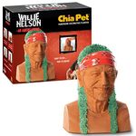 Chia Pet - Willie Nelson - with Seed Pack, Decorative Pottery Planter by Joseph Enterprises, Easy to Do and Fun to Grow, Novelty Gift, Perfect for Any Occasion