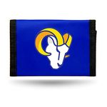 NFL Rico Industries Los Angeles Rams Nylon Tri-Fold Wallet Nylon Tri-Fold Wallet