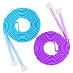 Jump Rope For Kids,Jump Rope Kids,Adjustable Soft Skipping Rope,Toddler Jump Rope With PVC Handles And Back CoverFor Kids, Boys,Girls,Women, Men,Exercise Activity,Outdoor Fitness