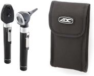 ADC Otoscope/Ophthalmoscope Diagnostic Set, Pocket Size, Xenon Lamp, 2.5V, Soft Case, Diagnostix 5110NS, Black