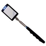 DSWTO Universal Tools Telescoping LED Lighted Inspection Mirror Flexible 360 Swivel For Extra Viewing