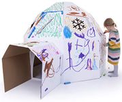 Kid-Eco Cardboard Igloo Playhouse Kit - White