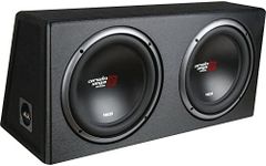 CERWIN-VEGA! XED Dual 12 Inch Subwoofers Car Audio System - High Power 450W RMS Peak, 2 Ohm, Robust MDF Vented Enclosure, Superior Bass Performance for Car Audio Enthusiasts XE12DV