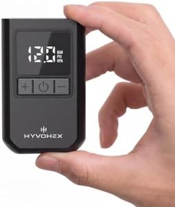 Ball Pump for Sports Balls, HYVOHEX Portable Electric Basketball Pump Ultra Fast Inflation, with Digital LED Display Air Pump for Balls, Preset Pressure with Ball Needle for Soccer, Volleyball