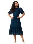 AASK Knee-Length Dress For Women|One Piece For Women|Kurta For Women Dress For Women| Dresses For Women|Women Top|Kurta Set For Women|Tops For Women Teal, Medium