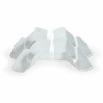 Camco FBA Manufacturing 42134: Gutter Spout W/Extension, White, 4Pk (2 Left/2 Right), One Size