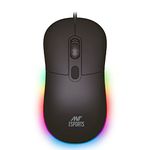 Ant Esports GM40 Wired Optical Gaming Mouse with RGB LED, Lightweight and Ergonomic Design, DPI Upto 2400, Compatible with Windows and Mac