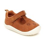 Stride Rite 360 Unisex-Child Cheyenne Mary Jane Flat, Tan, 3 Infant