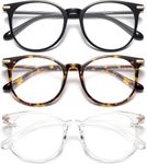 Gaoye Blue Light Blocking Glasses, Retro Round Eyewear Frame Anti Eyestrain Computer Glasses for Women Men