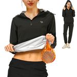 365 DAYS Sauna Suit for Women Weight Loss Sauna Jacket Pants Workout Fitness Sweat Suits for Women