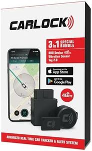 CARLOCK Ultimate Security Bundle 2.0: Real-Time Tracker, Alarm, Bluetooth Vibration Sensor & TAG Accessory. Total car Protection in one Powerful Package!