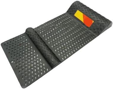 Garage Parking Mat Non-Slip Parking Stopper Heavy Duty Garage Aid 20.9x9.8x2in PP Wheel Stops for Snowfield Slope Assistant Stopper for Aid