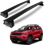 Wonderdriver Roof Rack Cross Bars Compatible with Jeep Grand Cherokee 2011-2021 (with Grooved Side Rails), Aluminum Crossbars Rooftop Cargo Bag Kayak Bike Luggage Snowboard Carrier Canoe Accessories