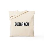 CafePress Guitar God Tote Bag Natural Canvas Tote Bag, Reusable Shopping Bag