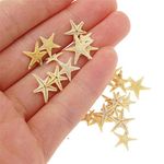 GraceAngie Micro View 40-Pack Natural Small Starfish for DIY Home Decoration Decor Sandy Beach (0.5-1 inches)