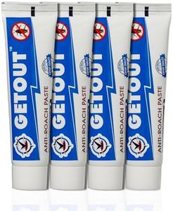 GETOUT Anti Roach Paste Cockroach Killer Gel 180g | Long-Lasting & Highly Effective Formula for Kitchen, Home & Commercial Use | Easy Application, No Smell & Non-Messy Cockroach Control Solution for Home (Pack of 4)