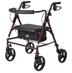 Medline Bariatric Rollator, Basic Steel