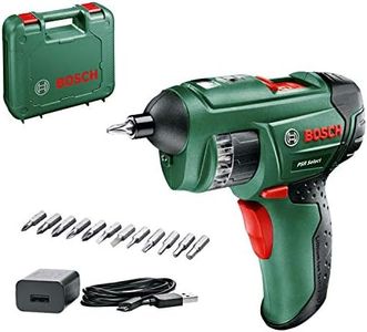 Bosch Home and Garden Cordless Screwdriver PSR Select (with Integrated 3.6 V Lithium-Ion Battery, max Torque 4.5 Nm, in Carrying case)